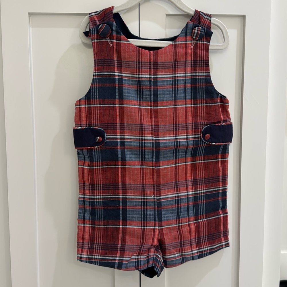 Zucchini Kids Plaid Jon Jon 24M